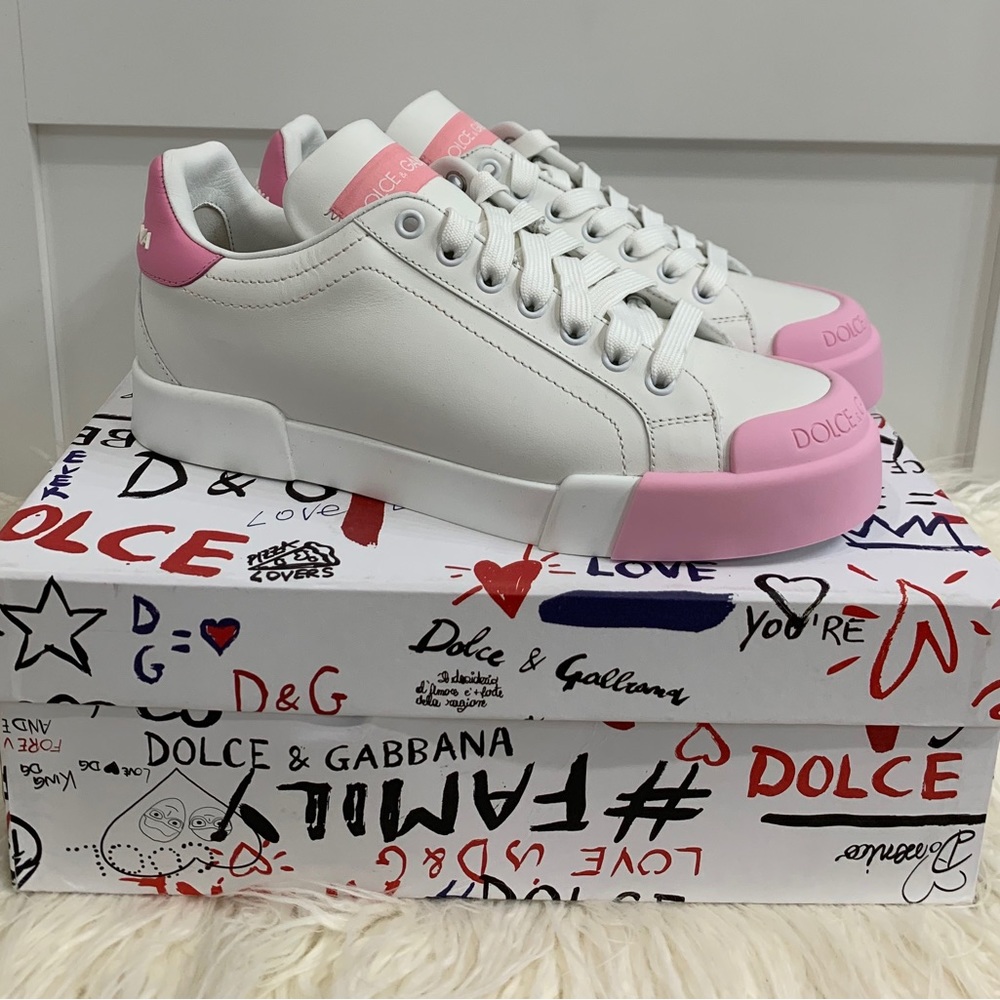 Dolce and Gabbana Leather Sneaker Size 38.5 (new)